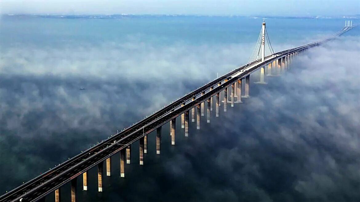 Самый длинный пост. Даньян-Куньшаньский виадук. Мост Даньян-Куньшаньский виадук. Мост Ханчжоу Бэй. Самый длинный мост в мире, Китай. Даньян-Куньшаньский виадук.