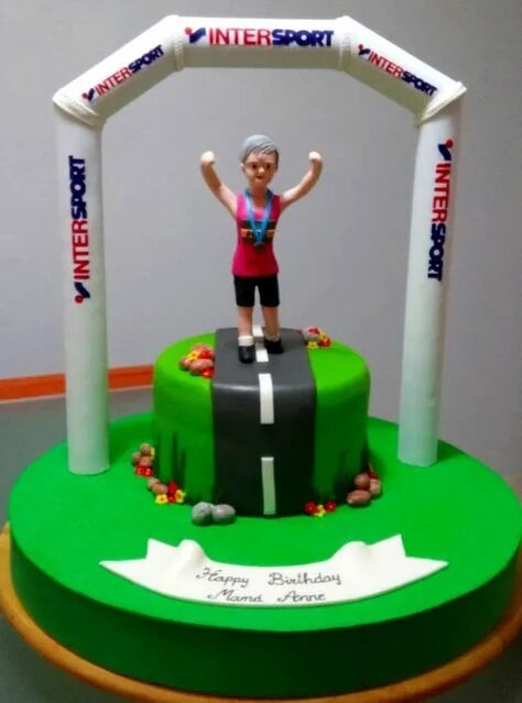 Running cake