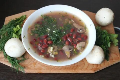Постный суп из фасоли рецепт