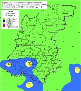 Карта жителей нижнего