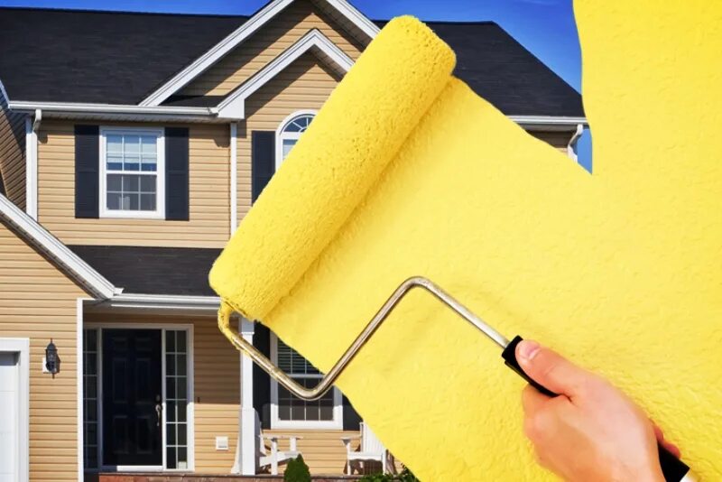 Можно ли красить деревья фасадной краской. Краска фасадная facade paint. fasade paint краска фасадная. покраска фасада дома. фасадная покрасить краской.