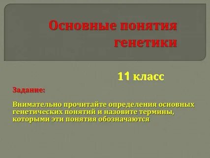 Классы основные понятия и определения