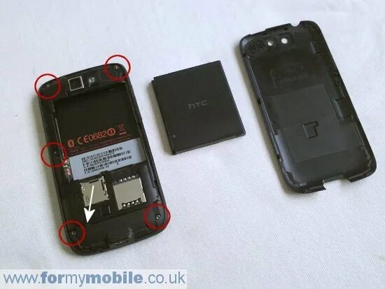 Как разобрать телефон htc Как разобрать HTC P3450 Touch, полный разбор HTC P3450 Touch