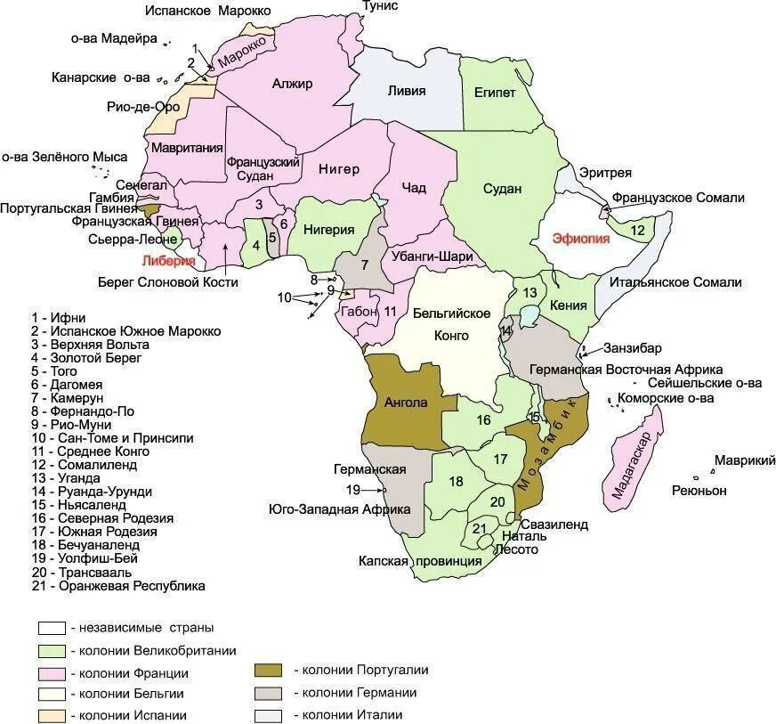 Колонии список стран. Государства Африки на карте. Государства и столицы Африки на контурной карте. Африка страны и столицы список карта. Карта центральной Африки со странами и столицами на русском.