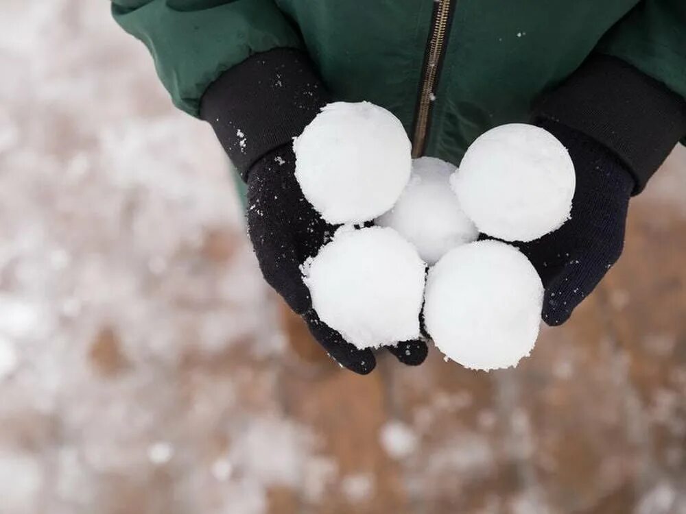 Making snowballs
