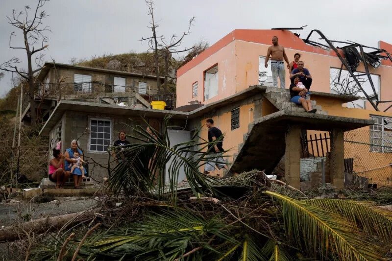 Hurricane maria. Пуэрто Рико после урагана.