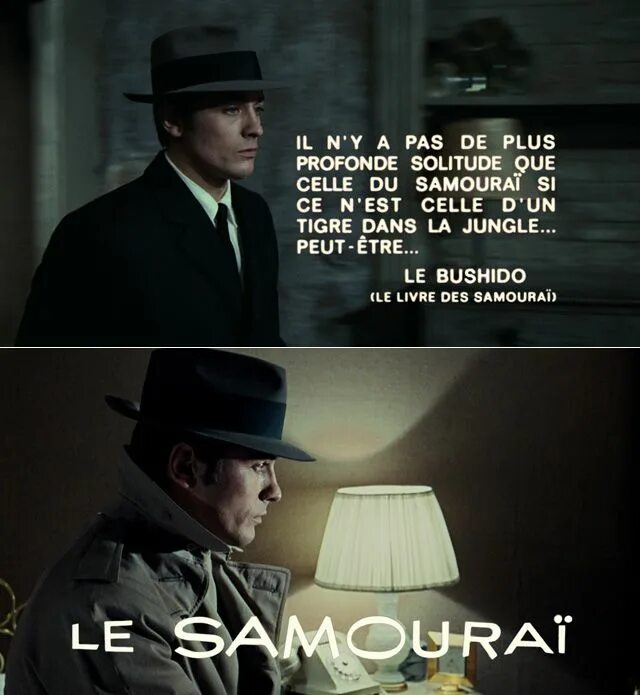 Ce n est pas un. Alain Delon Samourai.