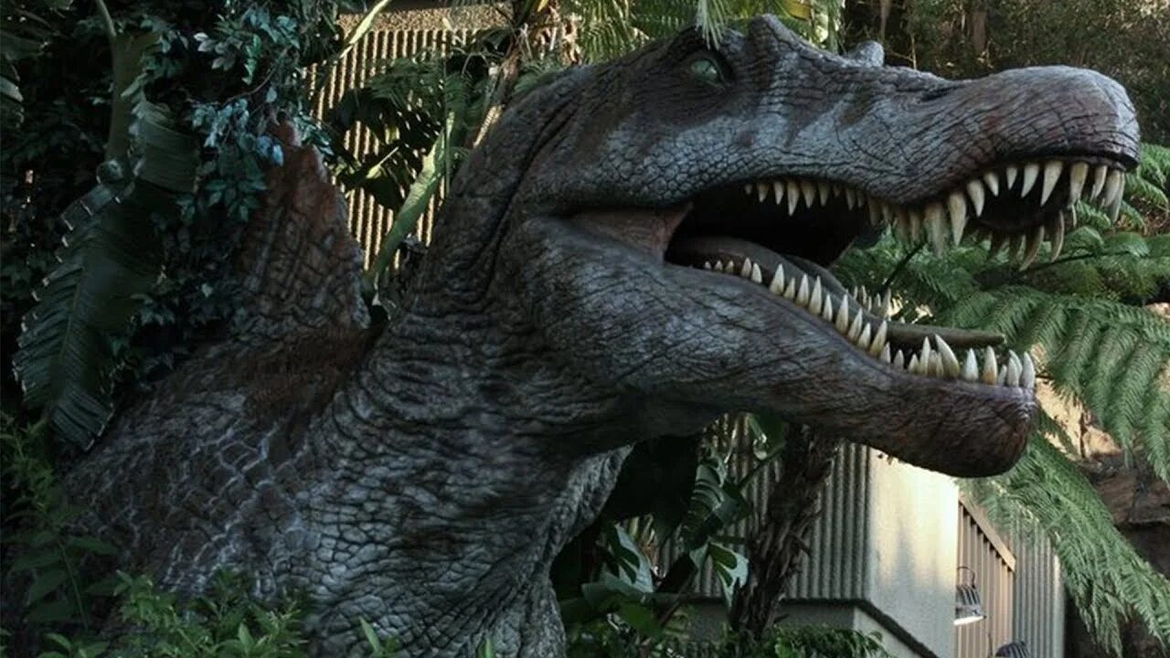 Открытый мир динозавров. Парк Юрского периода 2 Спинозавр. Спинозавр парк Юрского периода 3. Спинозавр мир Юрского периода 2.