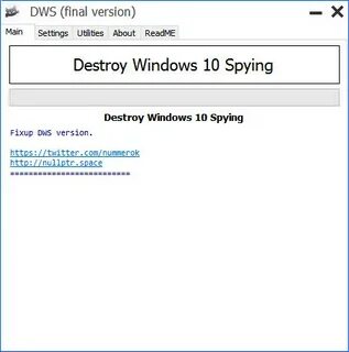 Win destroy