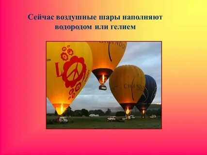 Шар наполненный водородом