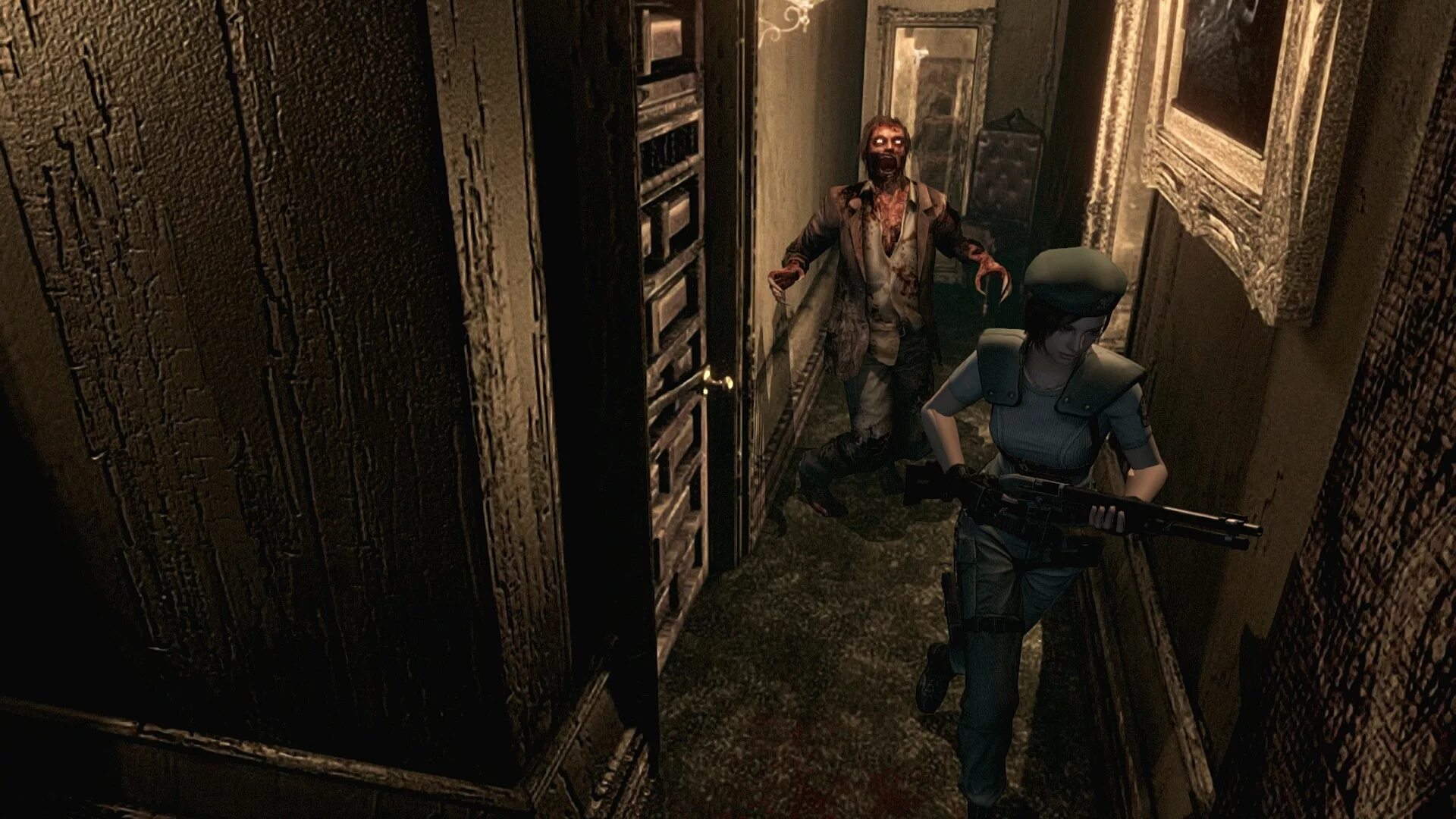 Resident gameplay. Resident Evil 1 Remake.