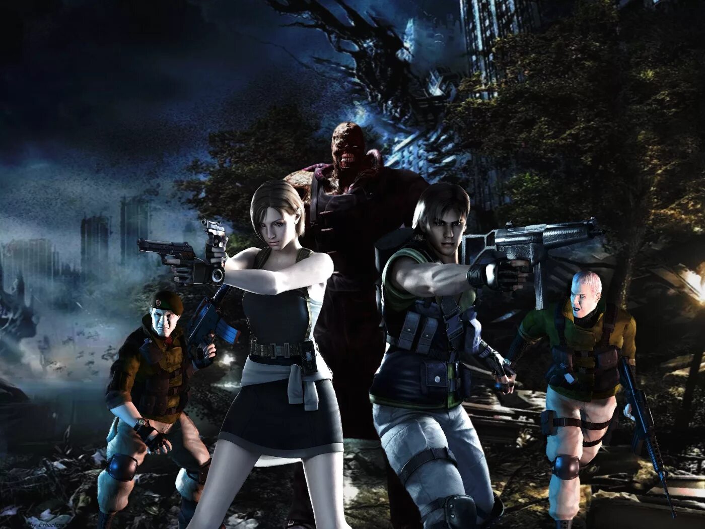 Resident Evil 3 Remake.