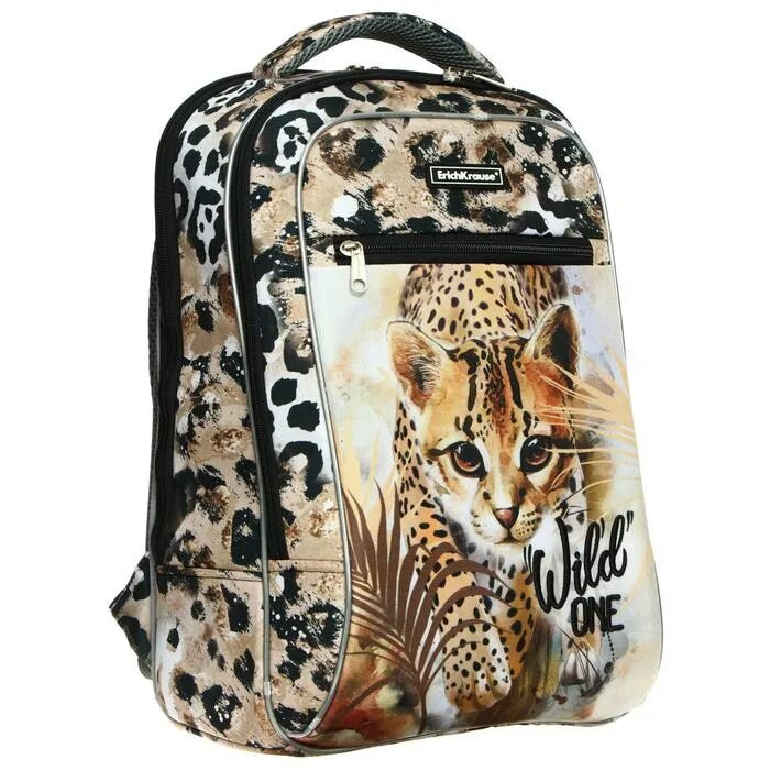 Рюкзак Эрих Краузе Wild Cat. Школьный рюкзак ERICHKRAUSE Ergoline Urban 18l Wild Cat. Erich Krause рюкзак Cat. Рюкзак Erich Krause Ergoline 18 l Wild Cat 48504. Портфели 18