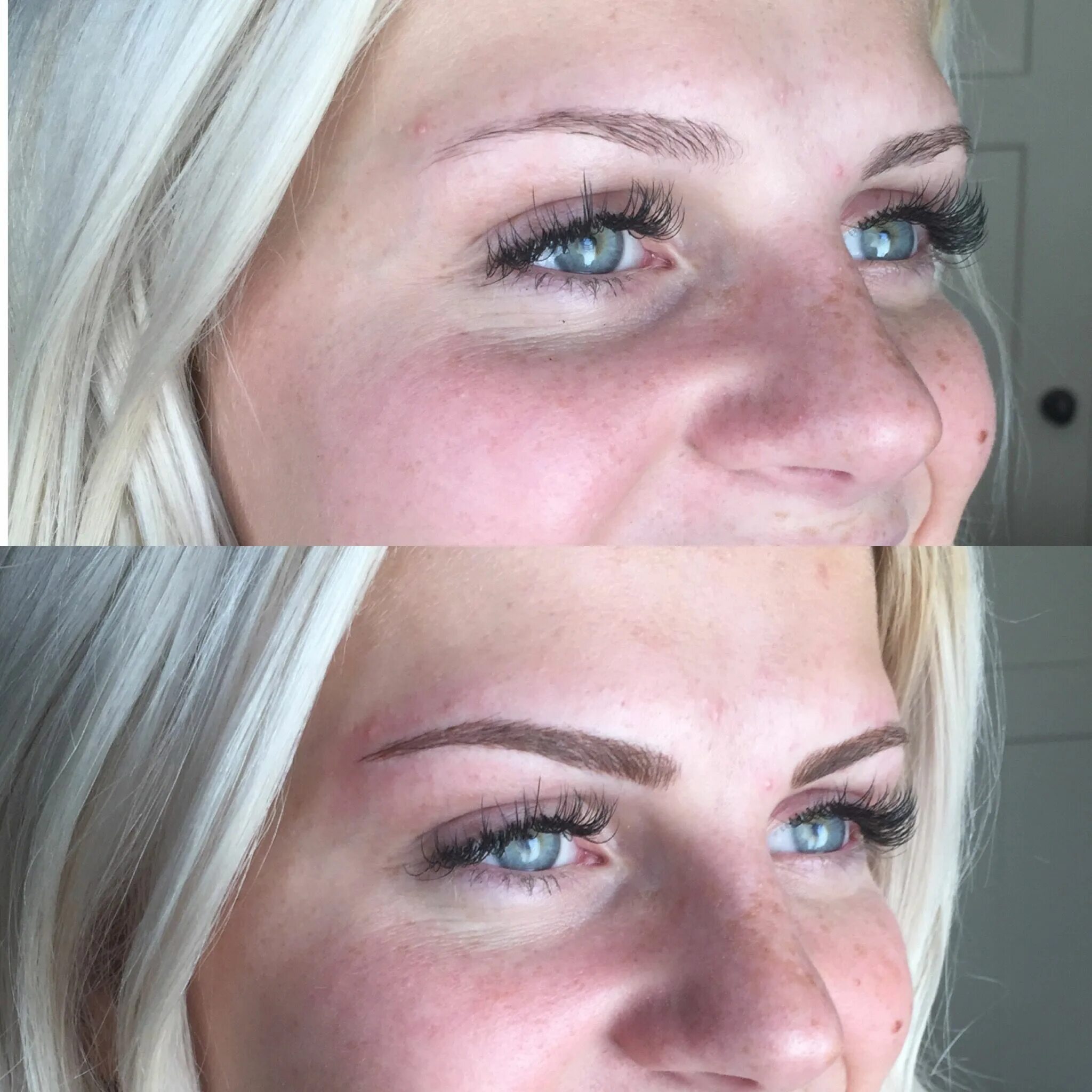Pin on beautiful Blonde hair makeup, Blonde eyebrows, Bridal makeup for blondes
