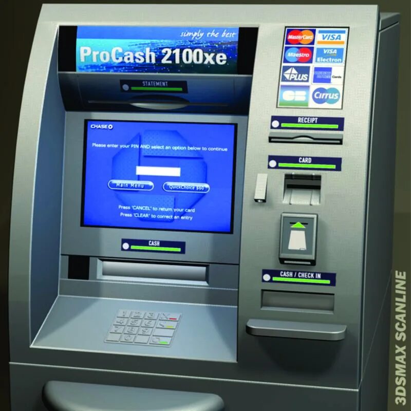 Обслуживание банкоматов терминалов