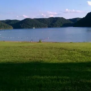 They run by the lake