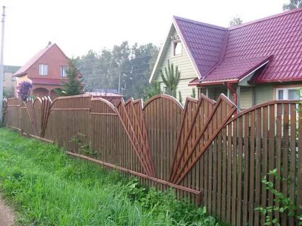 Красивый штакетник своими руками