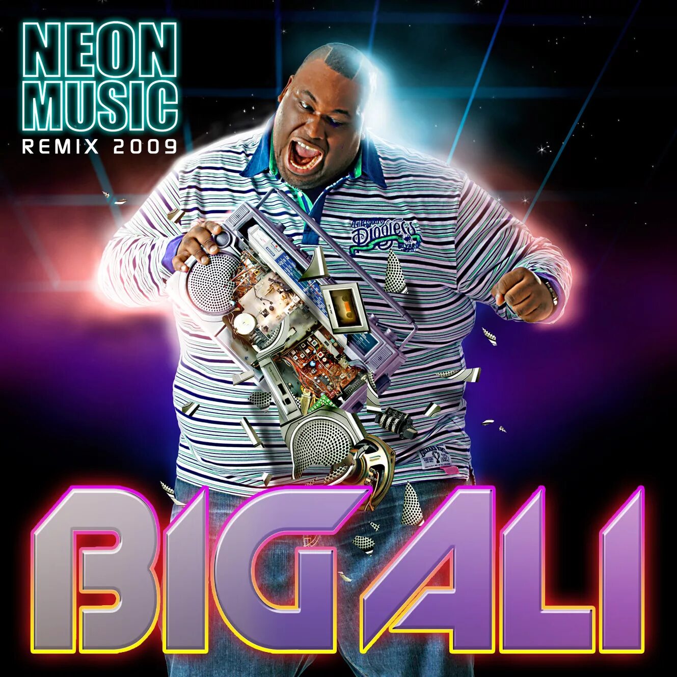 Big Ali Neon Music Remix 2009. Big Ali - Neon Music. Big Ali 420. Edit big