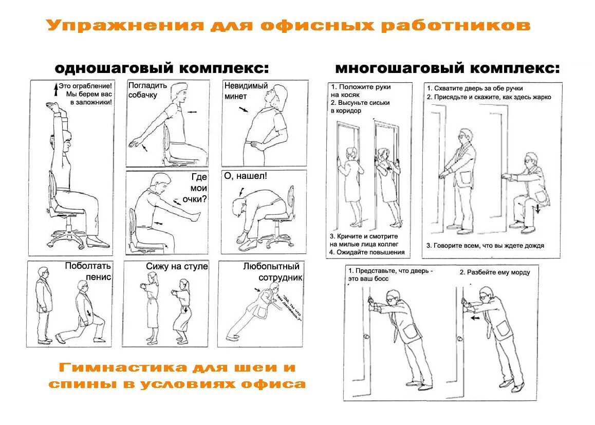 упражнения для производственной гимнастики для офисных работников. комплекс упражнений для офиса. упражнения для офисных работников. поизводственнаягимастика. производственная гимнастика для работающих стоя.