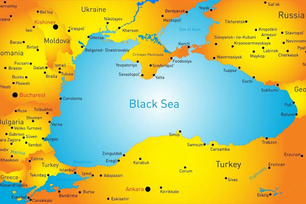 Страны вокруг черного. Черное море на карте. Чёрное море на карте со странами. Государства черного моря на карте. Страны вокруг черного моря.