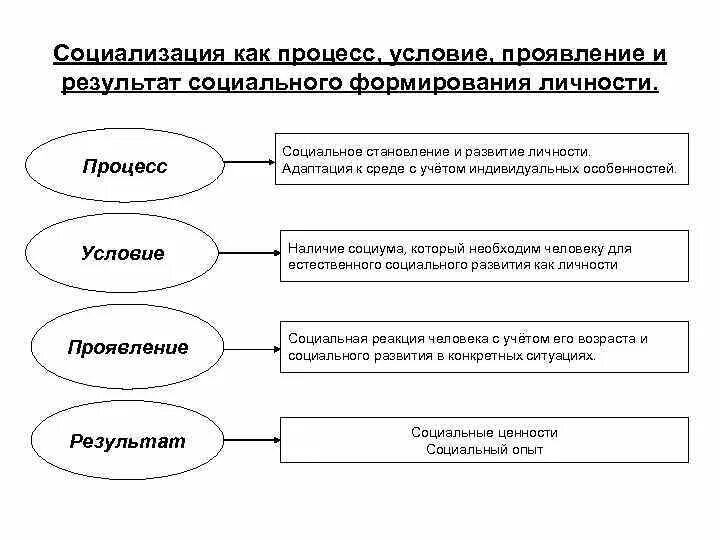 Процесс социального становления личности. Социализация личности как процесс и результат. Социализация как процесс формирования личности. Характеристика особенностей социализации. Результаты процесса социализации.