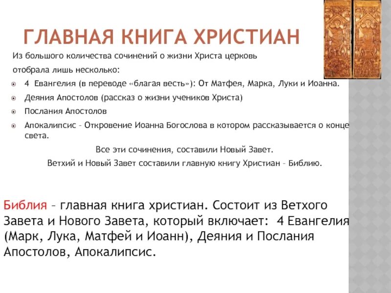 Главная книга христианства. Доклад о христианской религии. Книга дедушки христианский рассказ. Христианские сочинения. Главные книги христианства.