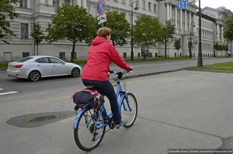 Велосипедист в питере
