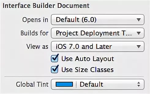 Opening default