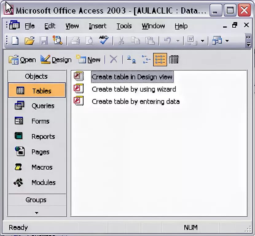 Шаблоны таблиц в access. Microsoft access 2003. access 2003. access 2003 описание.