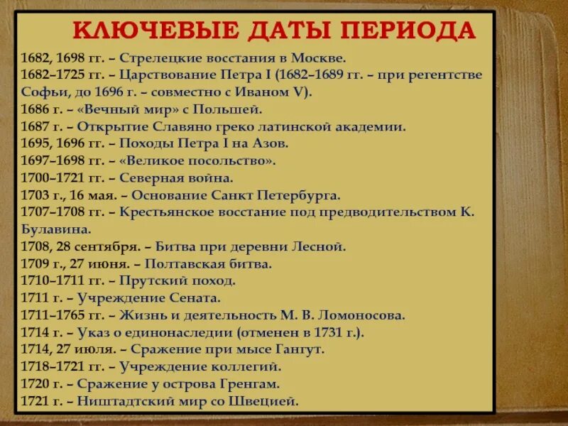 Толстой основные события. Даты исторических событий. Основные даты по истории. Важные исторические события даты. Основные события правления Петра 1.