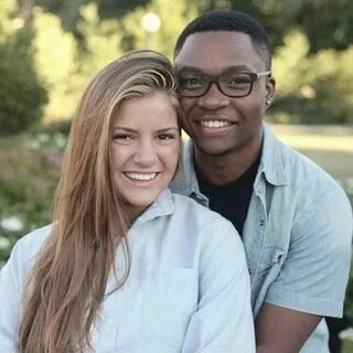 Black man with his wife