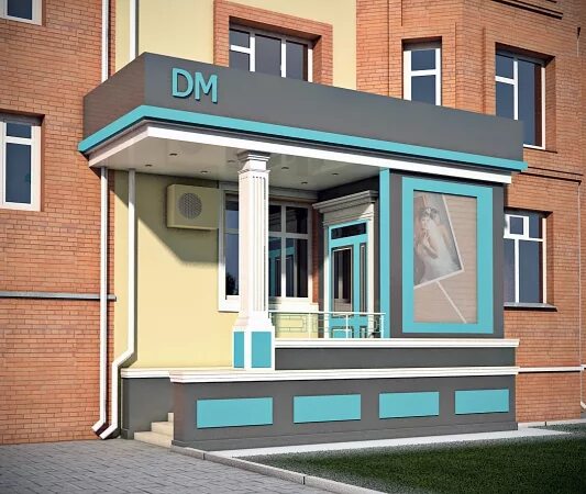 крыльцо офисного здания. 1 этаж под магазин. входная группа помещений. 1 этаж под магазин. остекление магазина фасад.