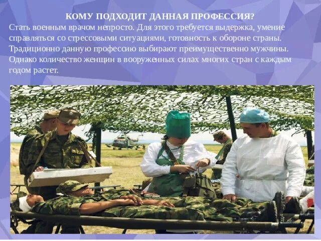 Профессия военный врач. Военные профессии военный врач. Профессия военный врач презентация. Воинская специальность. Военные врачи сочинение