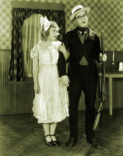 Harold Lloyd and Mildred Davis. Бабушкин сын