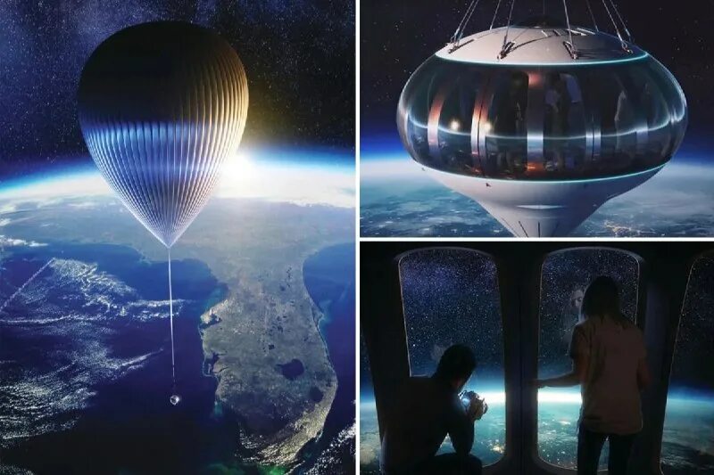 Red bull прыжок из стратосферы. полет в космос на воздушном шаре. воздушный шар в космосе. стартап space perspective. устройство стратостата.