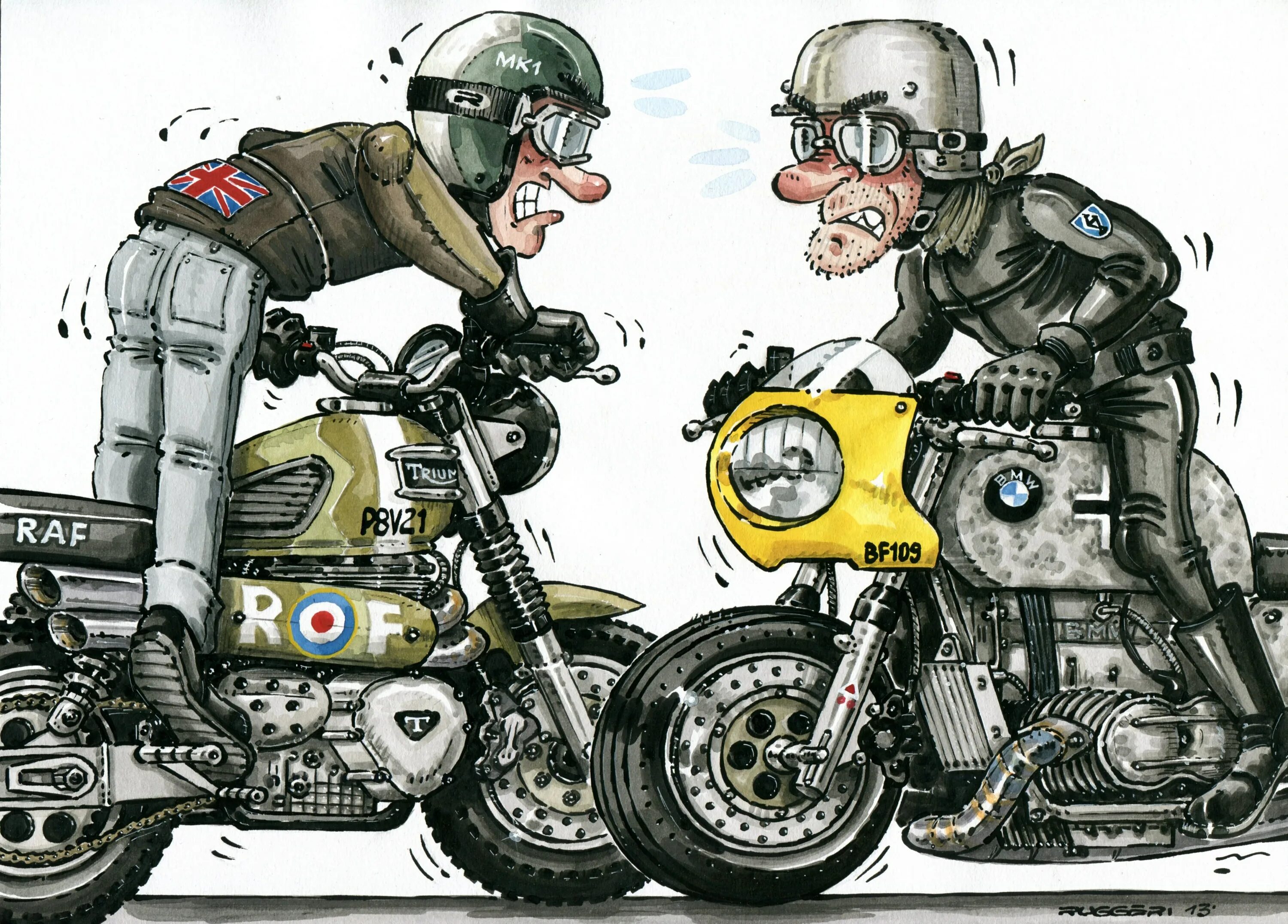 Смешной мотоциклист. Bmw moto guzzi карикатура. байкер карикатура. карикатура мотоциклист. карикатура байкер на мотоцикле.