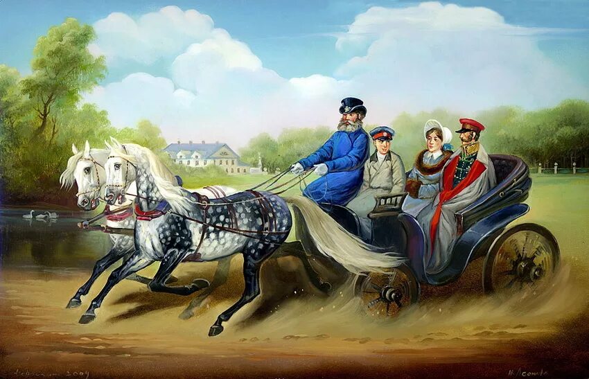 Тройка несколько человек. Федоскинская миниатюра русь тройка. тройка с повозкой. карета с лошадьми живопись. барин на тройке лошадей.