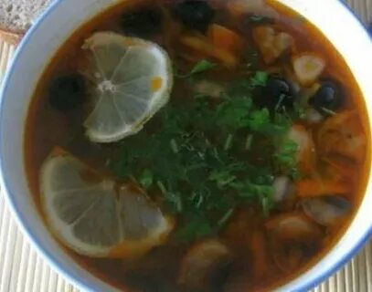 Рецепт самой вкусной грибной солянки