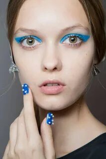 Bright blue eyes