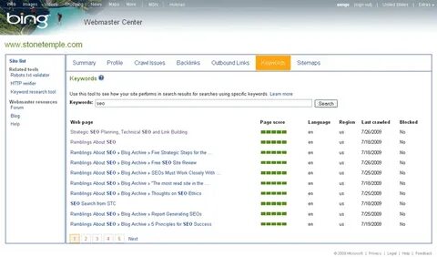 Bing tools