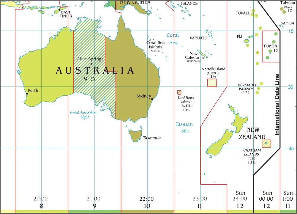 Часовые пояса Австралии на карте. Временные зоны в Австралии. Часовый пояса Австралии. Тайм зоны Австралии.