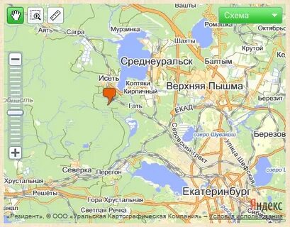 Районы среднеуральска