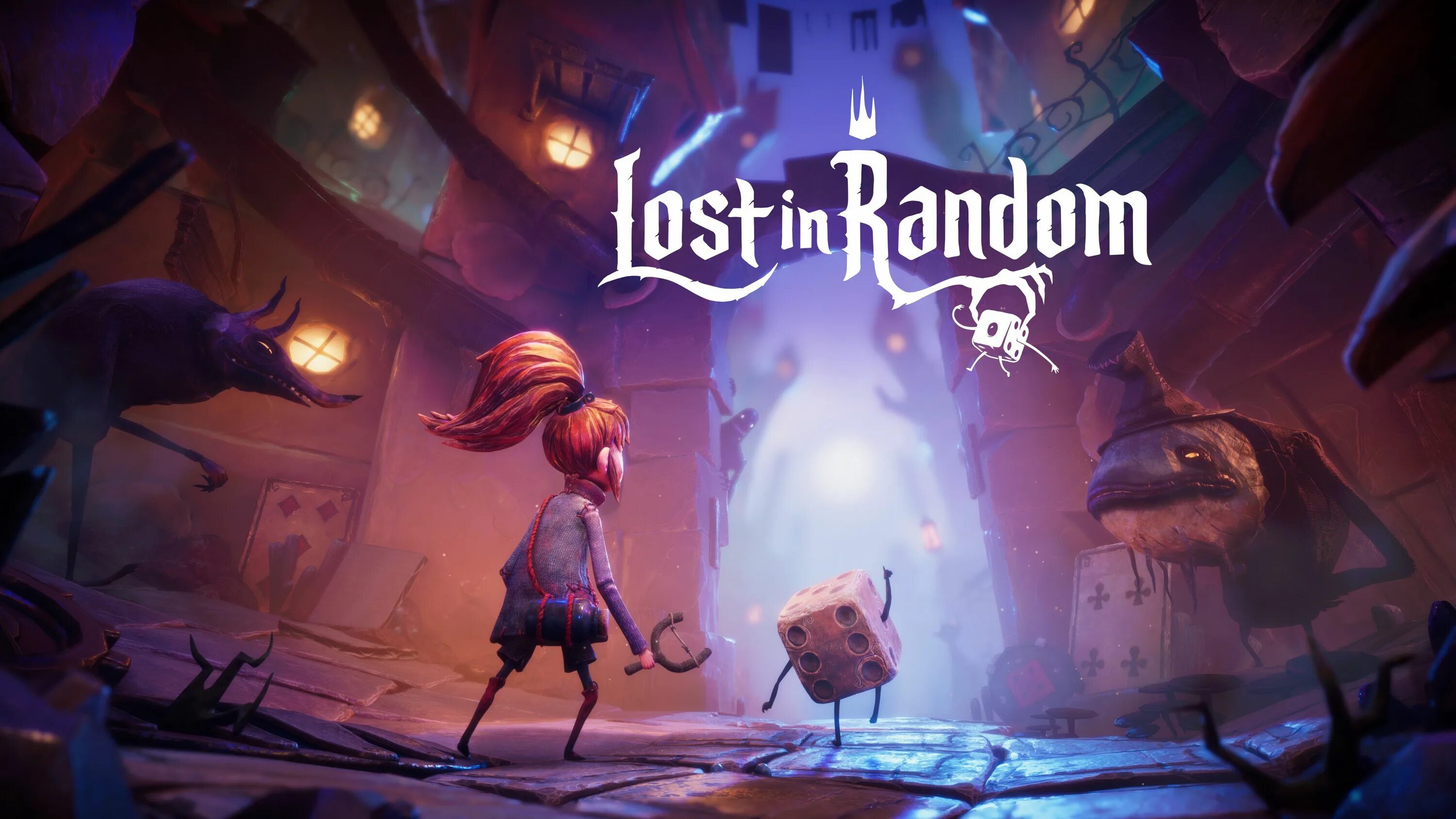 She plays this game. Lost in Random. Игры. Lost Random игра. Лост ин рандом.