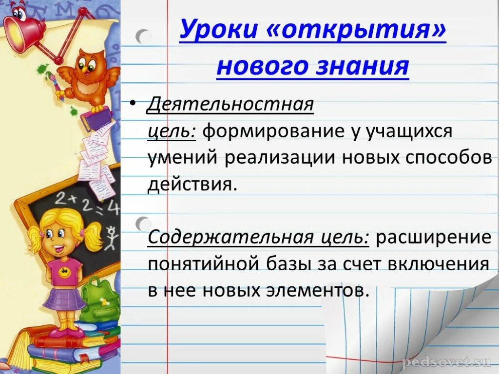 1 урок открытия нового знания. Структура урока открытия нового знания. Урок открытия новых знаний. Цель этапа открытия новых знаний на уроке. Цели урока открытия нового знания.