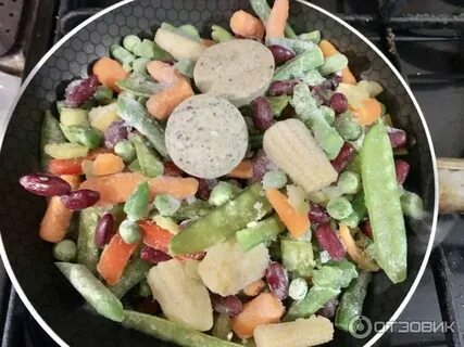 Смесь овощей с соусом