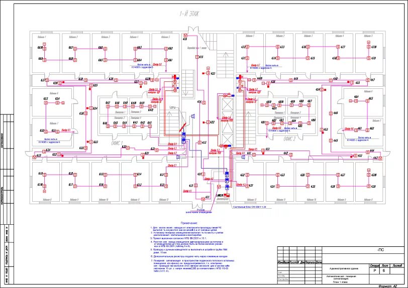 Размещение пожарной сигнализации. Система пожарной сигнализации чертеж. Схема АПС автоматической сигнализации пожарной. Схема АПС И СОУЭ. Проект АПС по сп484.