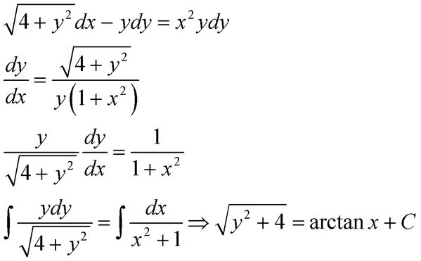 -X^2 DX=YDY. Dy/y DX/корень x. (1+Y^2)DX= корень x dy. (1+X^2)dy-x корень 1-y^2 DX=0.