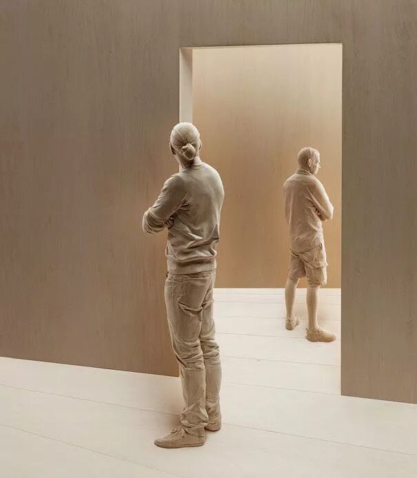 Peter Demetz, 1969 Figurative wood sculptor Figurative sculpture, Sculptures, Wo