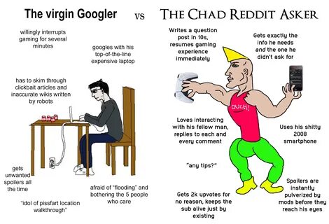 Virgin vs. Chad.