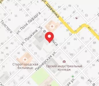 Московская 17 карта